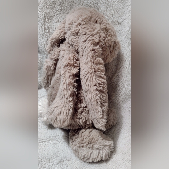 Jellycat Medium Bashful Bunny Plush  Tan Beige White Cottontail Bunny Soft 12" - Picture 3 of 6